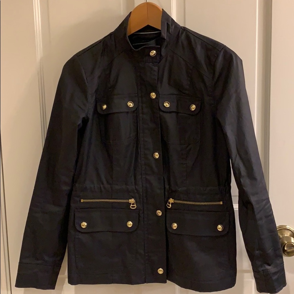 Navy Lightweight Zip Front Jacket - image 1